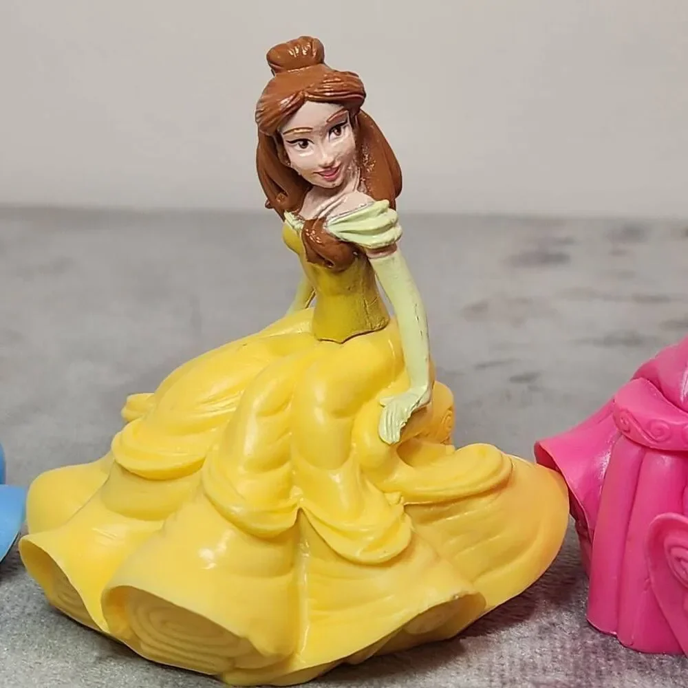 THREE DISNEY PRINCESS 3” FIGURE CAKE TOPPER DECOPAC